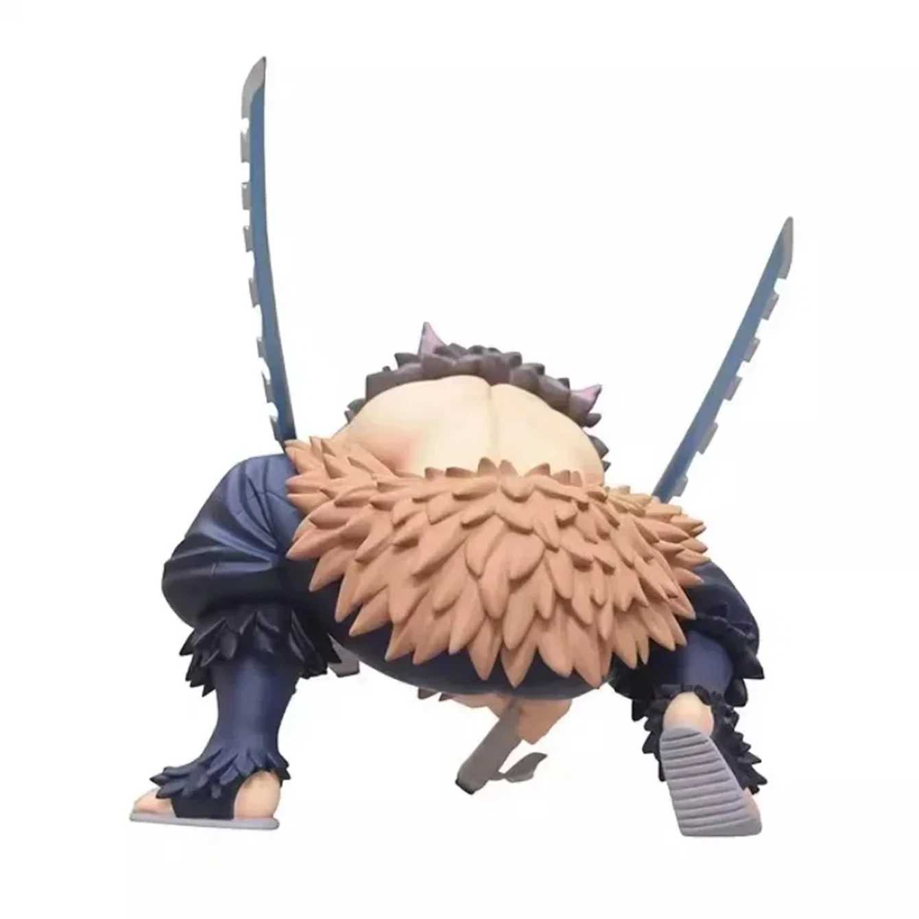 1 قطعة شفرة قاتل الشياطين ، سيوف Yi Zhi Zhu المزدوجة ، رأس الخنزير البري الرائع صورة المحارب البلاستيكية نموذج هدية مزخرفة #5