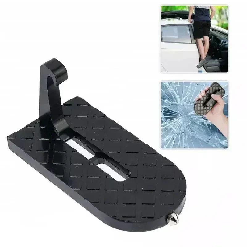 Foldable Car Roof Rack Step Car Door Step Multifunction Universal Hook Foot Pedal Aluminium Alloy Safety car accessories