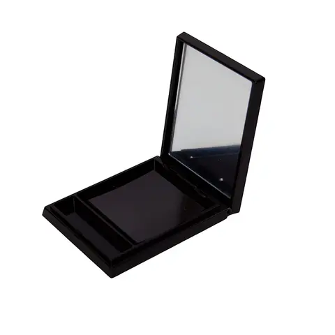 Tom ögonskuggspalett för ögonmakeup med spegel för kvinnor och flickor, nybörjare, gör-det-själv-förvaringslåda för ögonskugga, verktyg 10 best sales tomt ögonskuggsfodral - №1