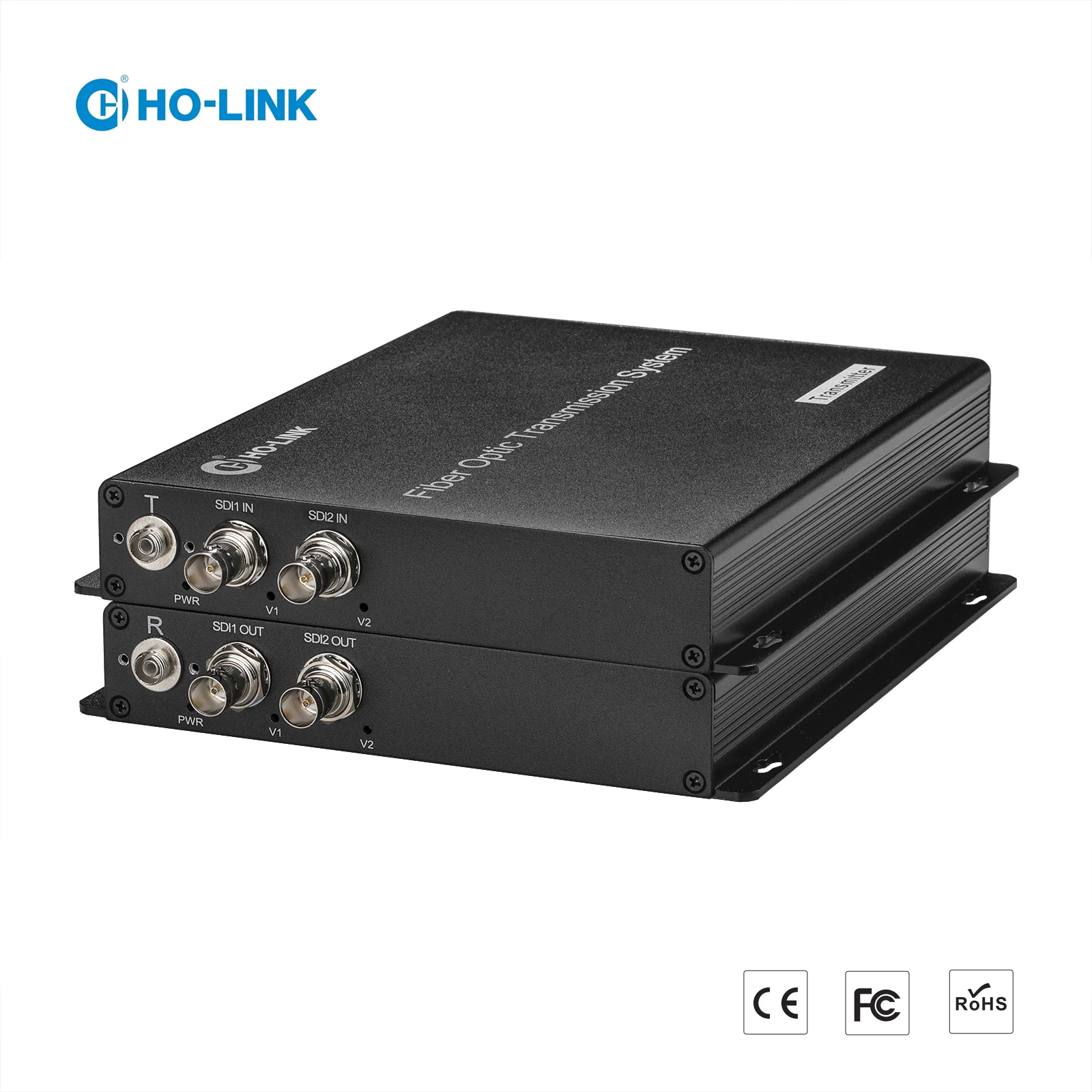 SDI Fiber Converter Single Mode FC Connector 20KM sdi video over fiber extender transmitter receiver