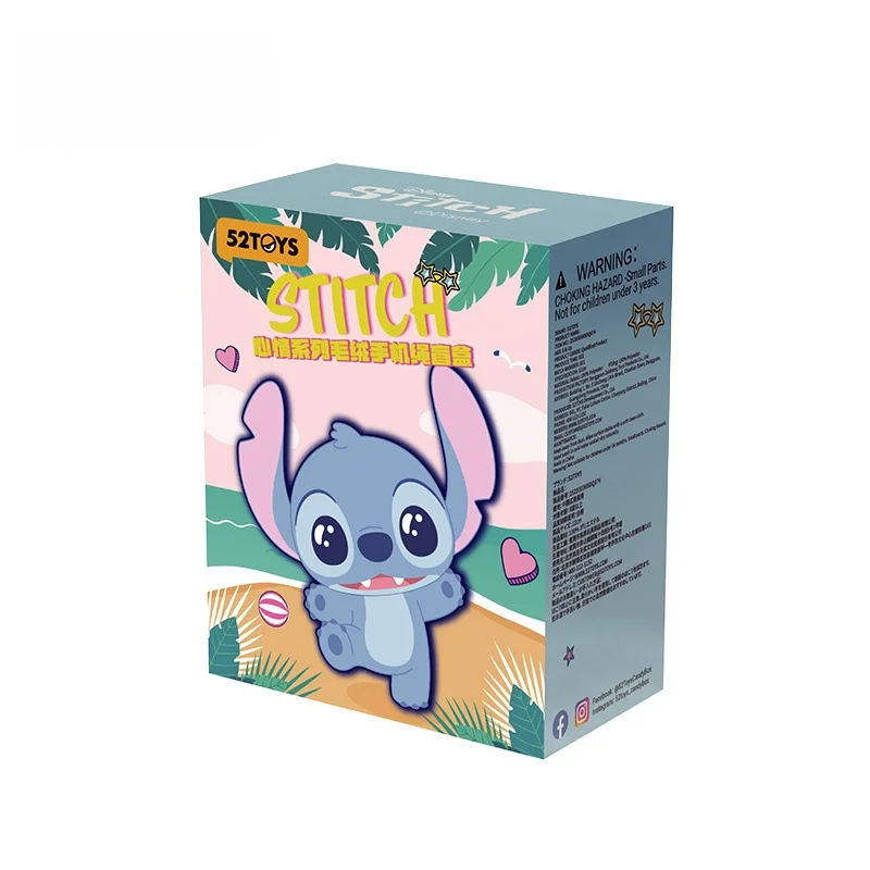 

Оригинальная 52-игрушка, слепая коробка, серия Stitch Mood, сумка Guess Box, подвеска, аниме-фигурка, веревка для мобильного телефона, индивидуальный коллекционный подарок