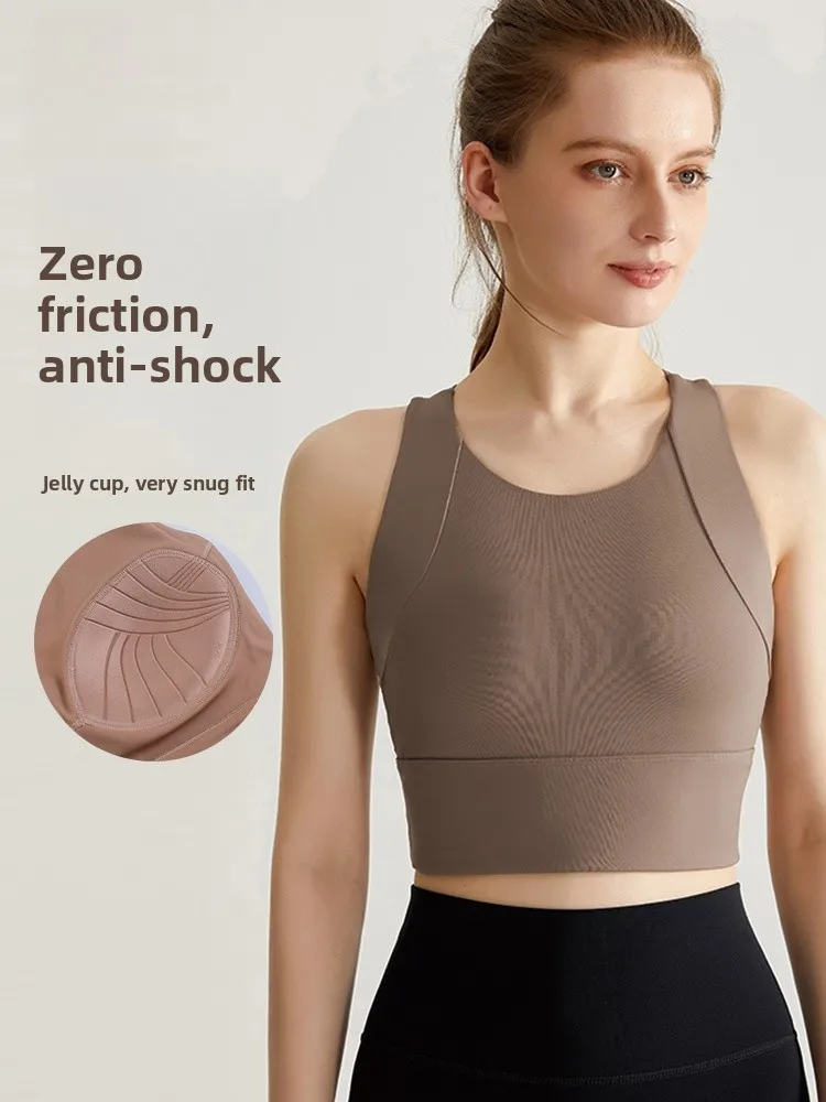 

Woman Wide oulder Sports Vest Yoga Fitn Ba Support Women's oproof Anti-Sagging Summer Base Layer Tank Top