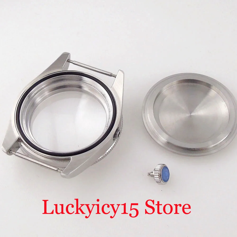 Accessory Part 39MM Watch Case Domed Sapphire Glass 200m Waterproof Screwdown Crown Fit NH35A NH36A NH34A SKX SRP ETA2824 PT5000