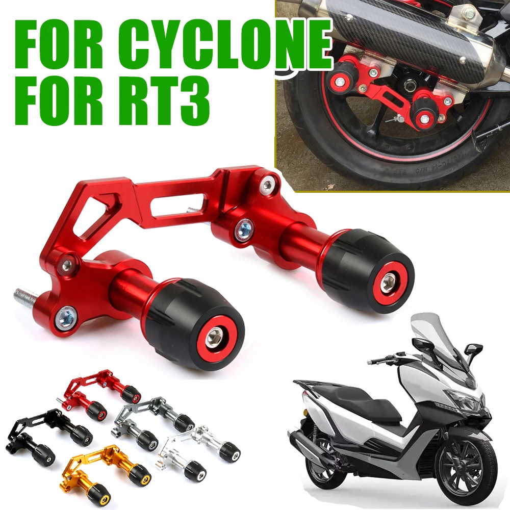 

For CYCLONE RT3 RT 3 Motorcycle Accessories Muffler Exhaust Sliders Crash Pad Anti Fall Protector Falling Fall Protection Parts