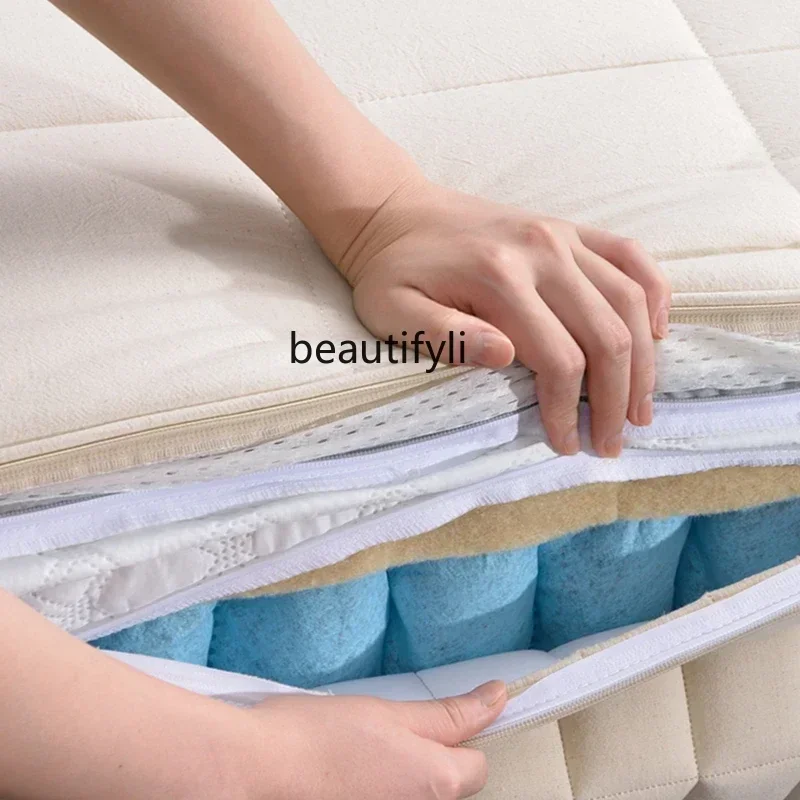LHY26 ss سيمونز مرتبة ناعمة غرفة نوم المنزل الفورمالديهايد خالية حقيبة مستقلة الربيع مريحة اللاتكس الطبيعي النقي #4