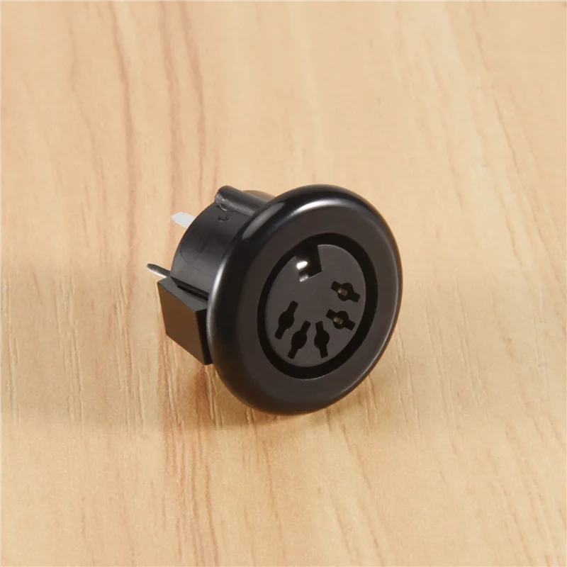 

-FDDT Женский 5-контактный разъем DIN-штекер, адаптер для подключения кабеля клавиатуры на панели