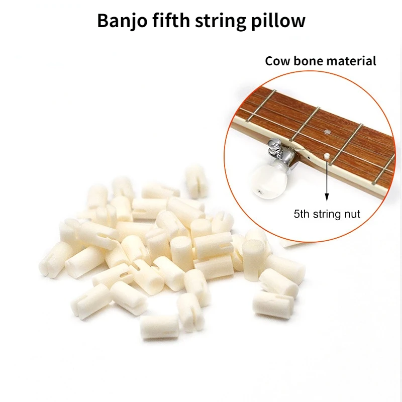 

For Banjo turtledove guitar string pillow The fifth string cow bone string pillow The whole cut cow bone material is strong