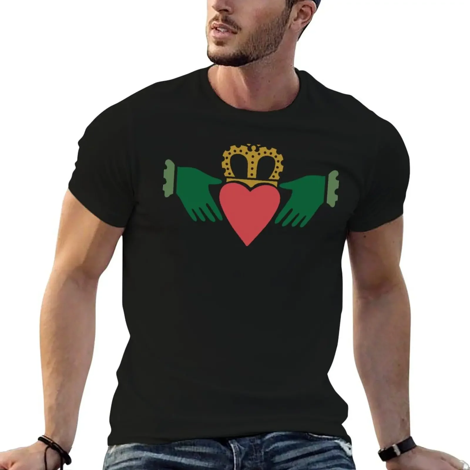 

Claddagh T-Shirt shirts graphic plain street wear for a boy plain t shirts men