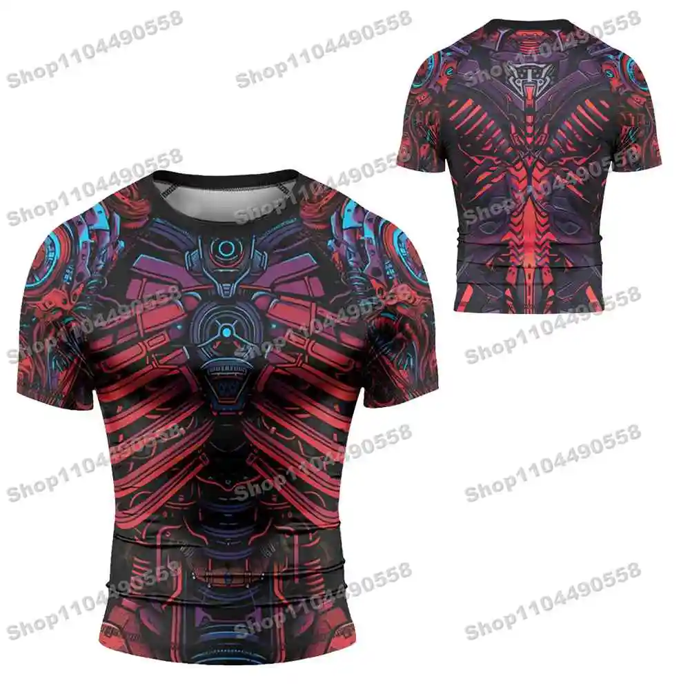 

N274th Kinds Of Newly Rash Guards Surfing Beach T-Shirts Swimwear Diving Gym Short sleeves MMA BJJ Men Jiu Jitsu Fitness Sets