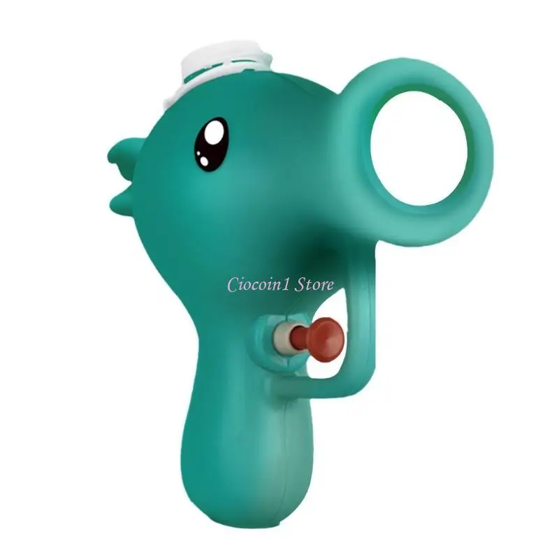 Y1UB Trẻ Chơi với Bồn tắm Nước Đồ chơi Phim hoạt hình Súng bắn nước hạt đậu dễ ​​thương cho trẻ