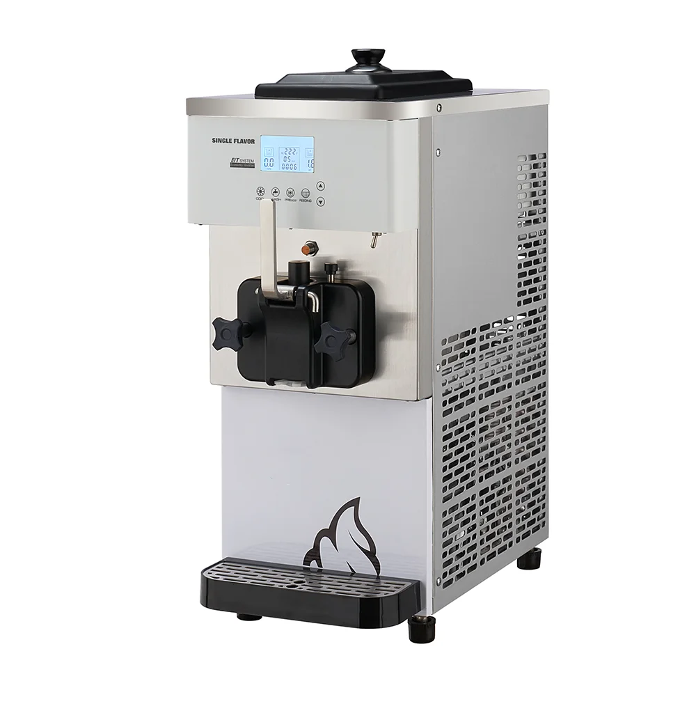 10-Liter Commercial Automatic Ice Cream Machine Maker Vertical Soft Serve for Home and Business