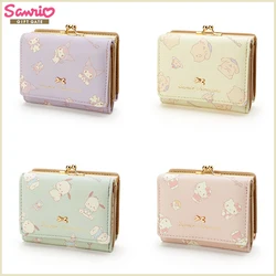 Sanrio Cartoon Coin Pouch Purse Hello Kitty Card Bag Small Wallet Wholesale My Melody Bags Girls Purse Kawaii Wallet Kid Purses