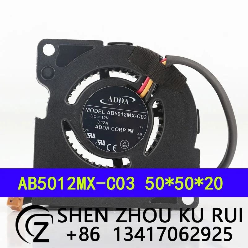 

Original ADDA DC12V 0.12A AC EC 5020 5CM BenQ Projector hydraulic bearing turbine AB5012MX-C03 cooling fan