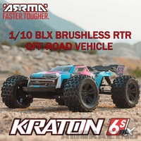 ARRMA 1/8 KRATON 6S V6 4X4 BLX Brushless Off-road vehicle Speed Monster Truck RTR RC Electric Remote Control Model Car