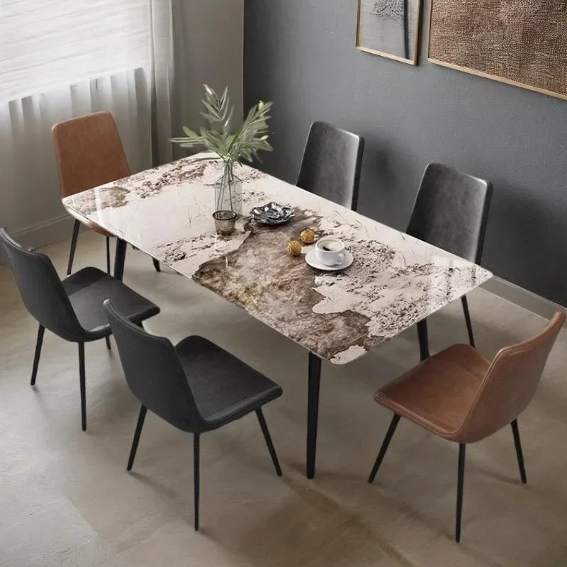 

Dining Chairs Luxury Mid-century Chair Wooden Transparent Home Furniture Design Armchairs Pink Kitchen Room Acrylic Designer