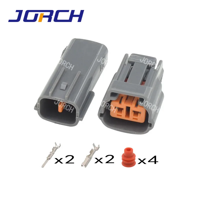 5 Sets 2 Pin DL Sealed Series 2.3mm(090) Waterproof Male Female Connectors 6195-0006 6195-0003