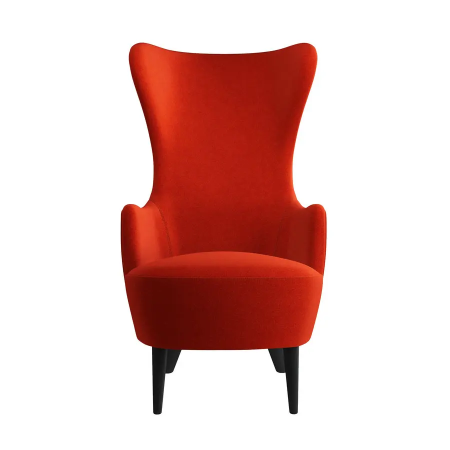 Wholesale Hotel Luxury Living Room Leisure Sofa High Back Wingback Lounge Accent Chair Comfortable for Bedroom Waiting Room Use