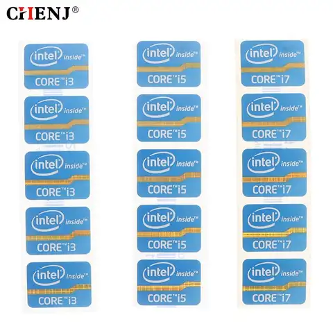 1pc/5pcs Mini DIY Sticker For 4th Generation Cpu Intel Core I3 I5 I7 I9 Logo Sticker LOGO Label Laptop Notebook Decoration