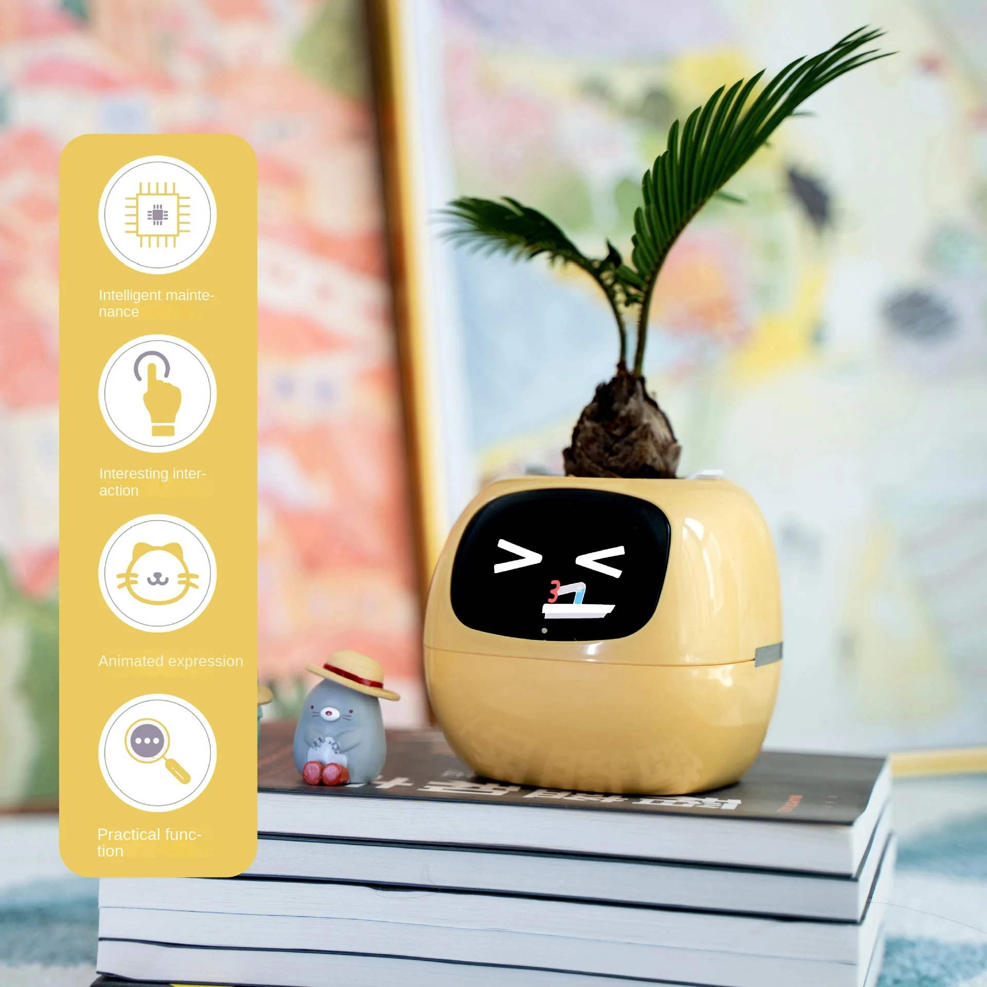 Self Watering Pot Sensor - Sensörlü Akıllı Mimi Saksı Yüz Tanıma
