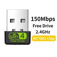Wireless Mini USB Wifi Adapter 802.11N MT7601 150Mbps Receiver Dongle Free Driver Network Card For Desktop Laptop