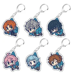 Ensemble Stars KeyChain Men Anime Key Chain Women Tori Himemiya Acrylic Car Cosplay Japan Key Ring Ran Nagisa Pendant Party Kid