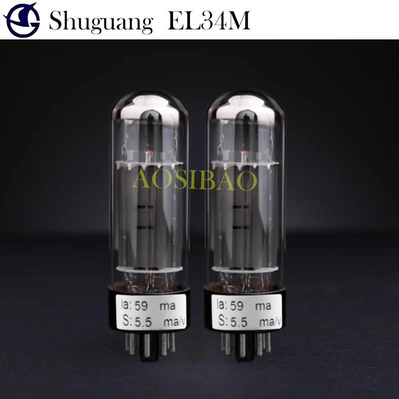 Shuguang EL34 EL34-B EL34M EL34BW EL34BHT Vacuum Tube Replace 6CA7 6P3P 5881 6550 EL34B Electron Tube Amp Kit HIFI Audio Valve