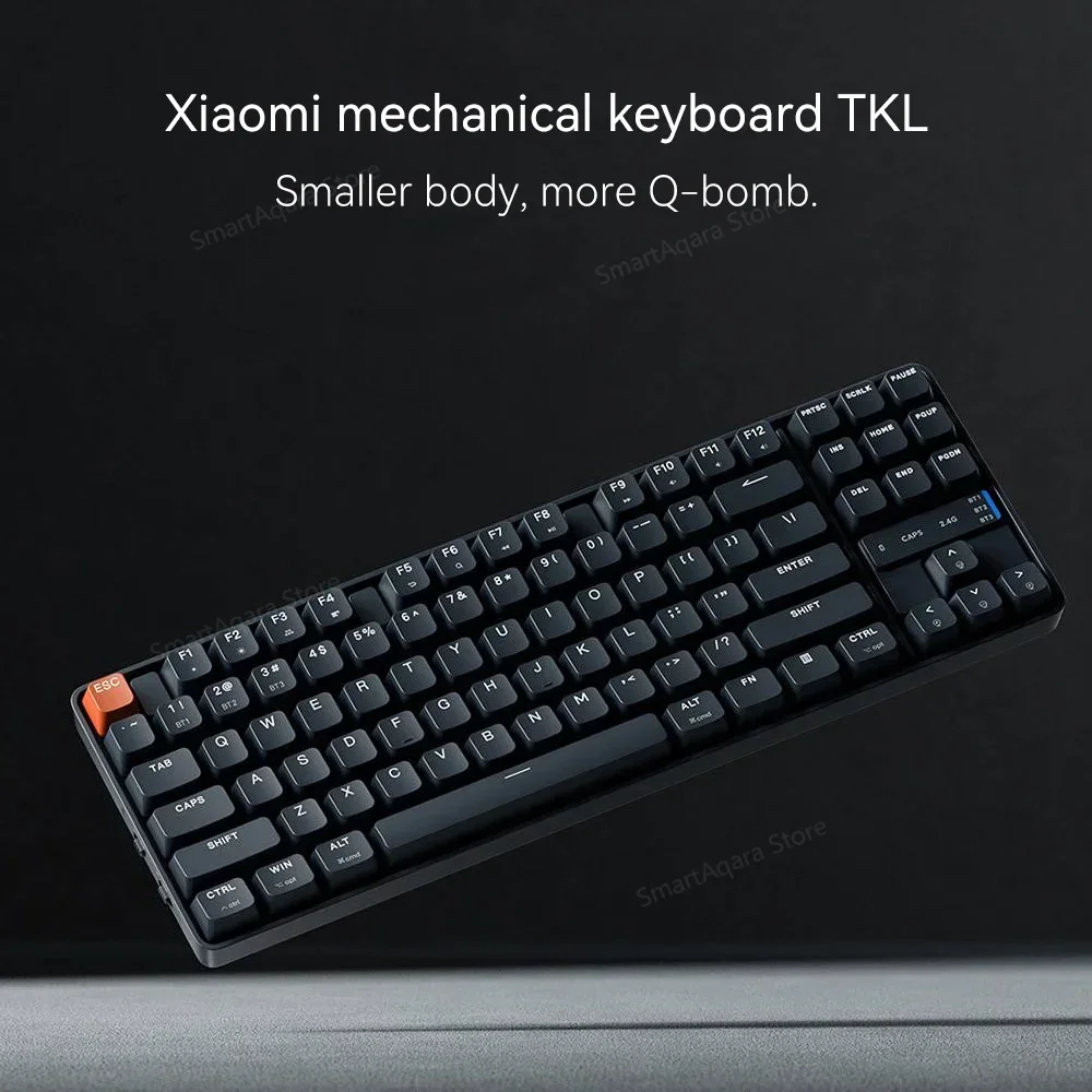 NEW Xiaomi Mechanical Keyboard TKL 87 Key Bluetooth Wireless 2.4GHZ illuminated  3-mode For Gaming Office,Windows&macOS