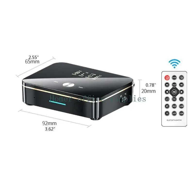 K43B Bluetooth-совместимый 5,0 адаптер 3,5 мм аудио-резист