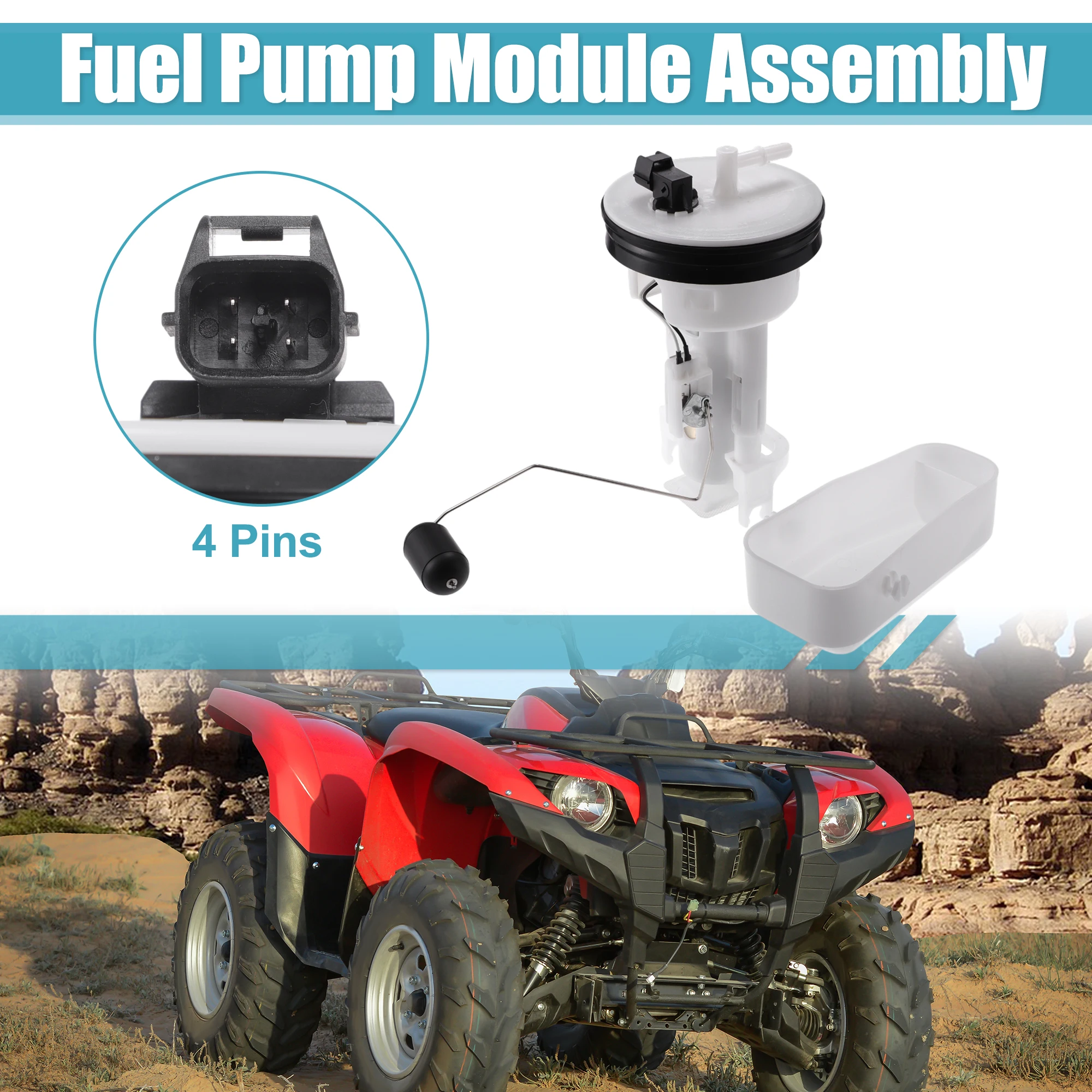 

X Autohaux 1 комплект модуля электрического топливного насоса ATV/UTV в сборе для Suzuki King Quad 450 500 700 750 2005-2021 15100-31G03