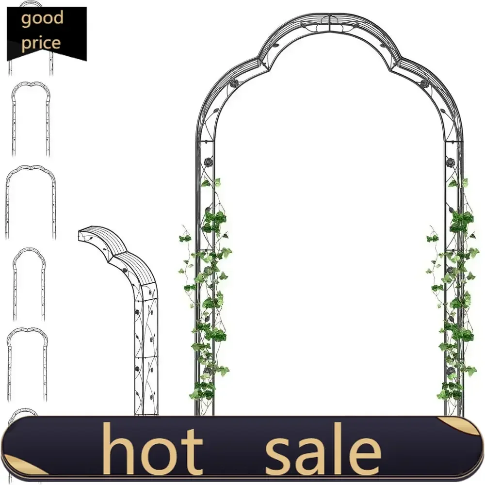 

Activity price PopularPopularDouble-Sided 8.2ft Metal Garden Arch Trellis with 6 Designs for Climbing Plants, Roses, Vines - Ide