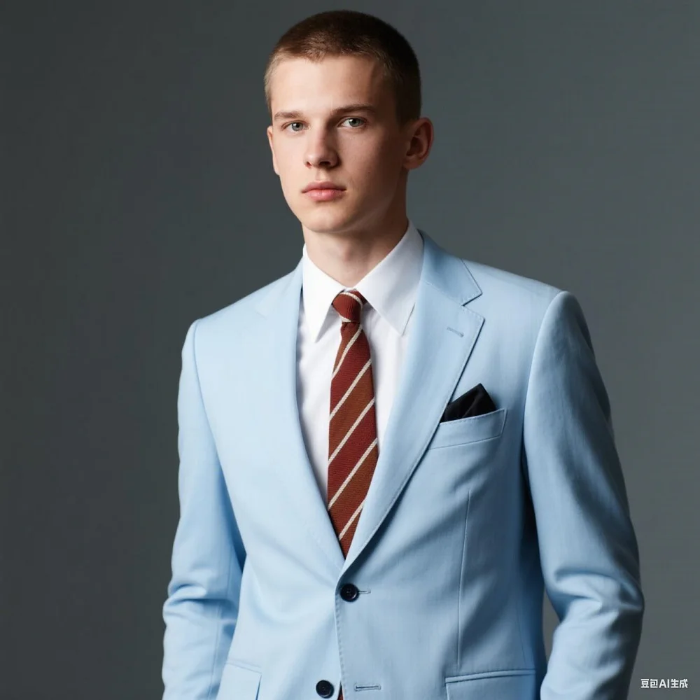 

Ternos masculinos finos de duas peças, moda verão, lapela de entalhe, jaqueta única, calças, roupas de negócios, conjunto de ter