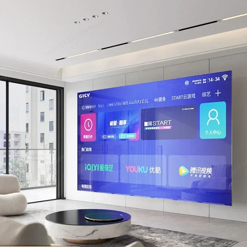 

Бескаркасный телевизор, 100-дюймовый интеллектуальный сетевой ЖК-дисплей высокой четкости 85WIFI75, 4k65, полный большой экран