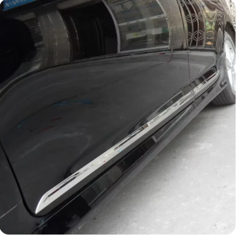 Stainless Steel Side Door Body Protector Molding Cover Trim Fit For Toyota Avalon 2019- 2021 Car Styling 4pcs/Set