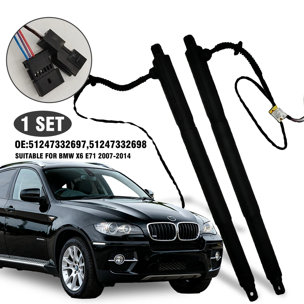 

Suitable for Bmw X6 E71 2007-2014 Car Parts Electric Tailgate Support Rod Tailgate Hydraulic Strut Oe:51247332697,51247332698