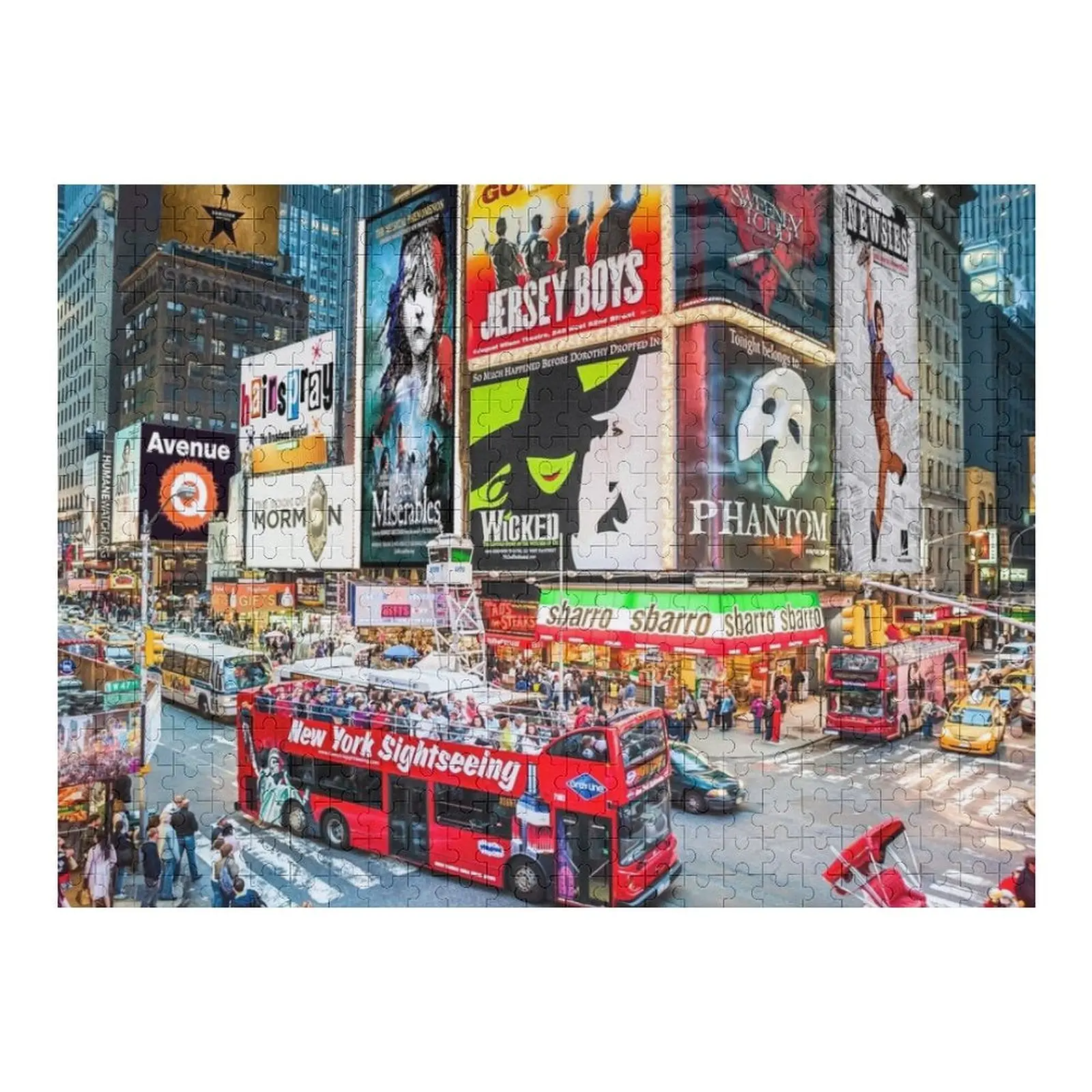 

Times Square II Special Edition I Пазл Персонализированный подарок Деревянный декор Картины Персонализированные игрушки-головоломки