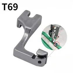 1pc T69 Adjustable Invisible Zipper Presser Foot Unilateral Zipper Feet for Industrial Single Needle Sewing Machine Accessory
