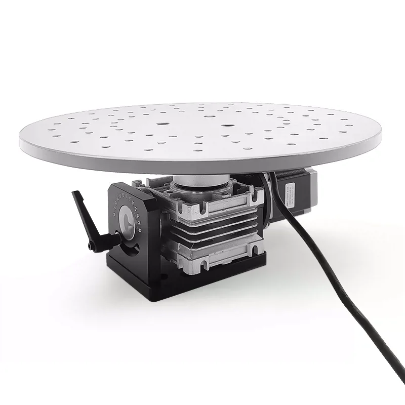 Electric 360 Degree Rotary Worktable Rotating Platform for Laser Marking Machine Engraving Machine Rotating Fixture