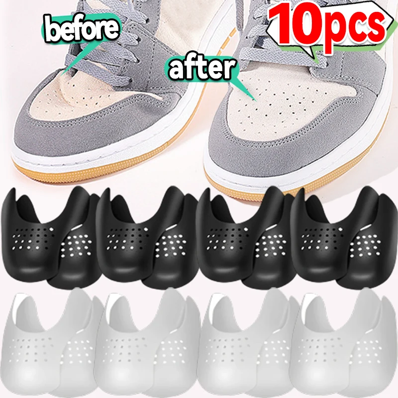 2/10pcs Anti Crease Shoe Protector for Sneakers Toe Caps Anti-wrinkle Support Shoe Stretcher Extender Sport Shoe Protection