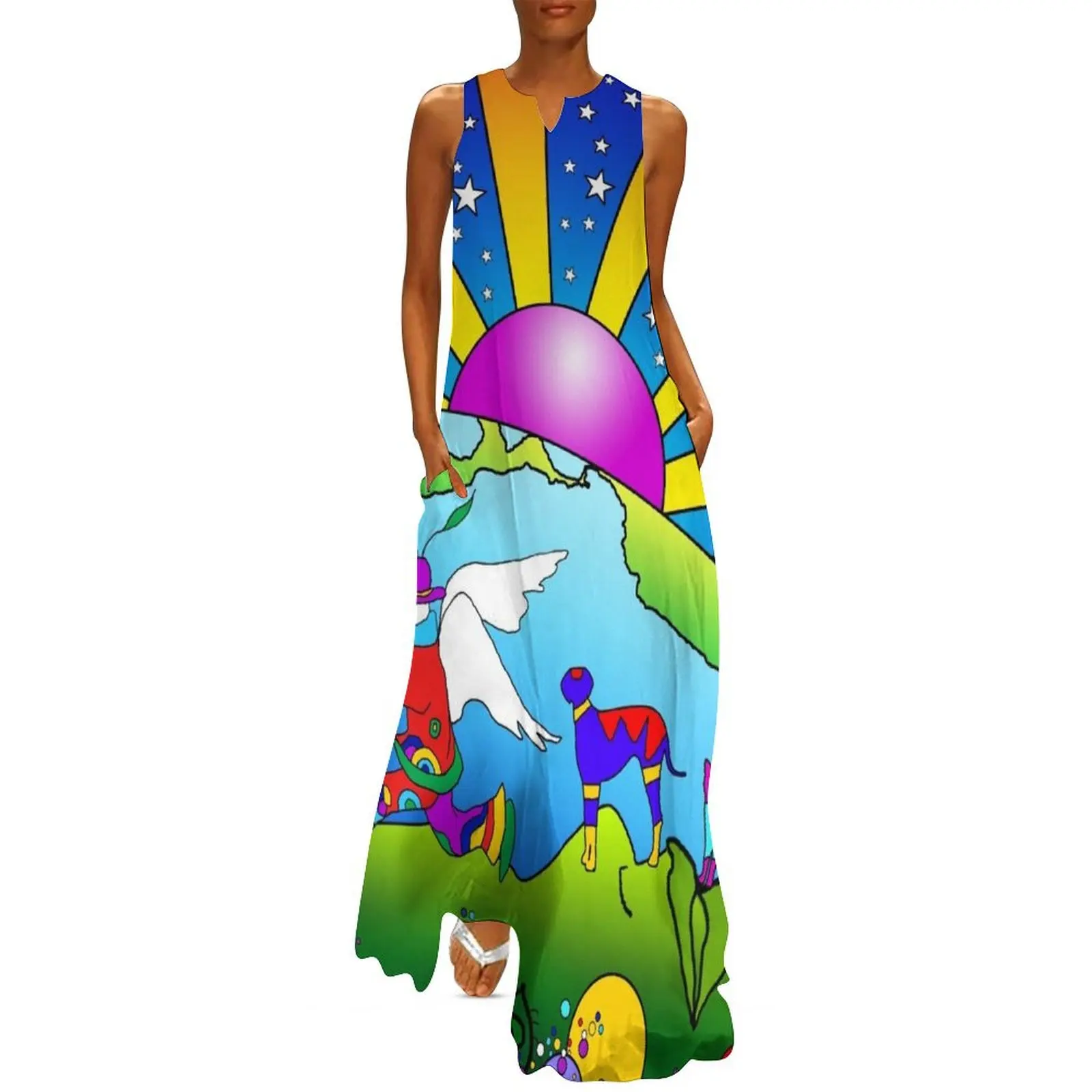 

Cosmic Pet World Long Dress prom dress dresses summer woman 2025 Dress for pregnant women