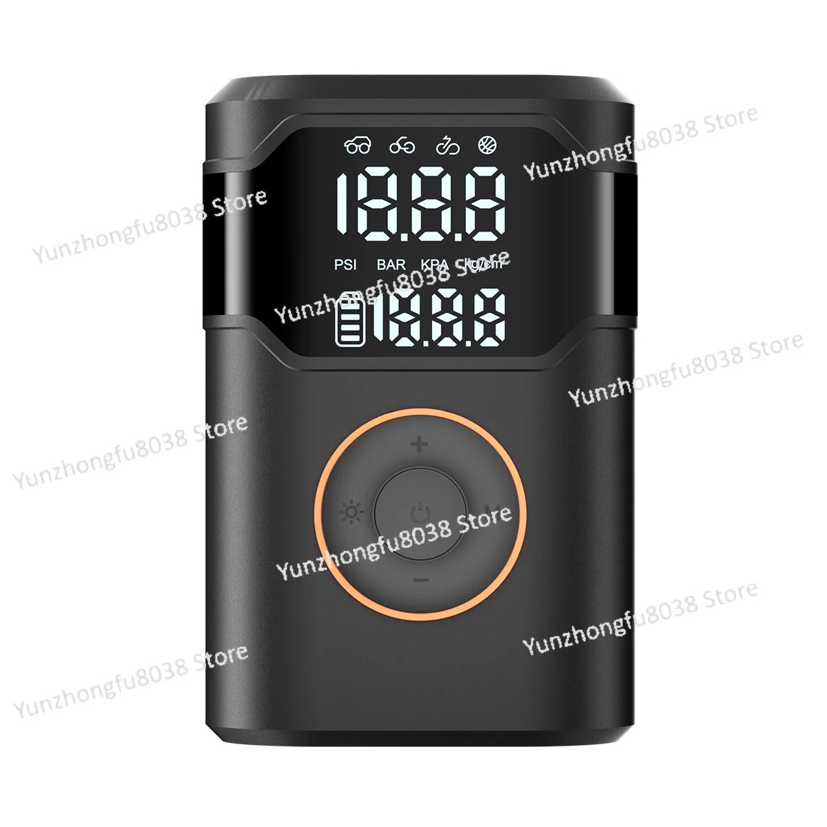 

Portable car air pump inflatable non-hot mini compact 17-cylinder car air pump wireless inflatable treasure