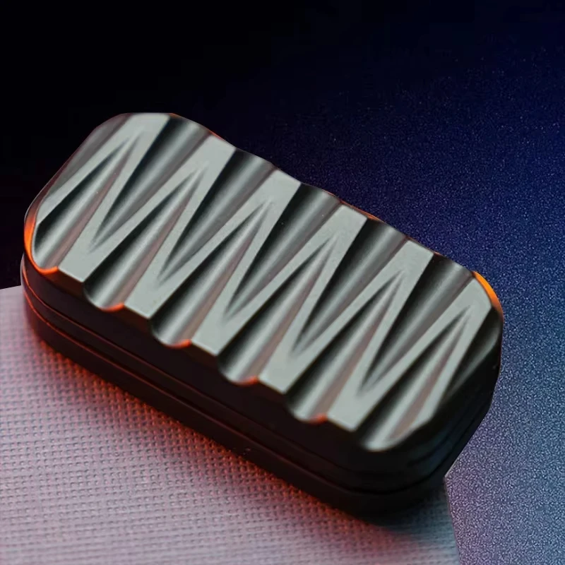 Zinc Alloy Fidget Slider - Adult EDC Metal Hand Spinner Anxiety Stress Relief Toy Collection Hobby Autism ADHD Adults' gifts