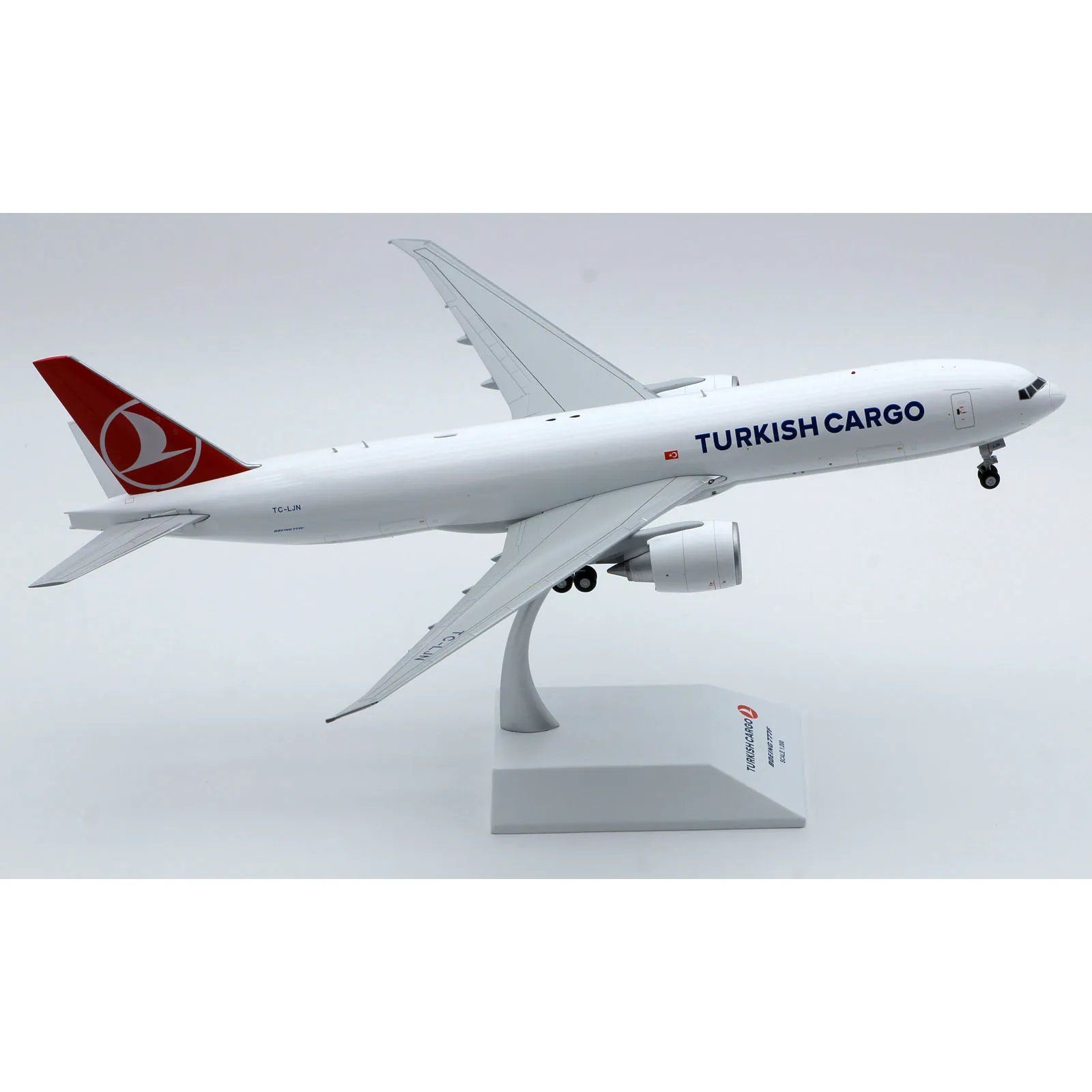 EW277L001 Alloy Collectible Plane Gift JC Wings 1:200 Turkish Cargo Airlines Boeing B777-200LRF Diecast Aircraft Model TC-LJN