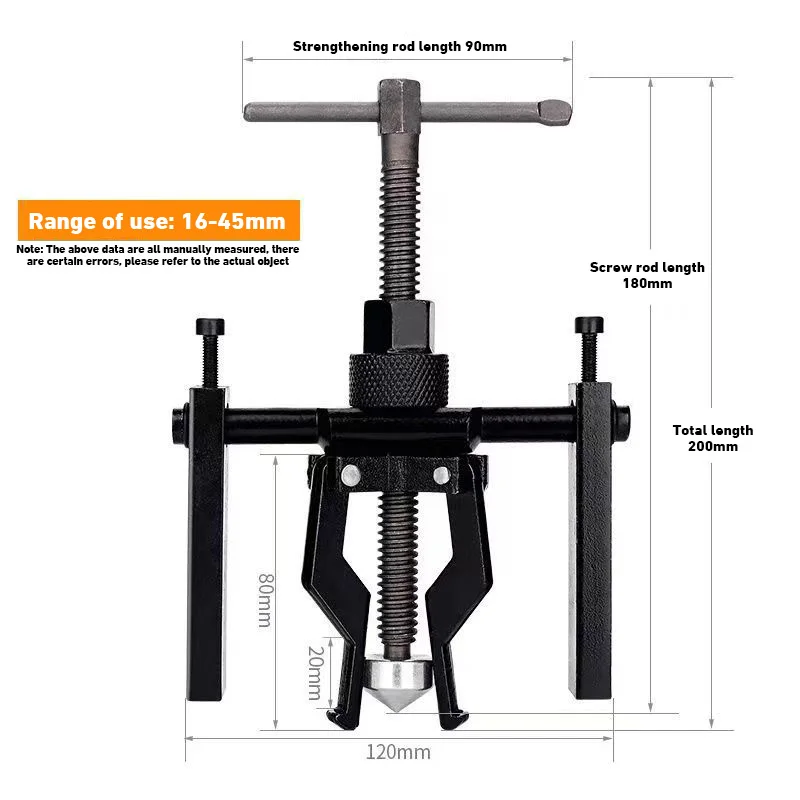 Auto Innerlijke Lagertrekker Gear 3-kaak Extractor Automotive Reparatie Tool Kit Arbeidsbesparende Auto Scheiding Auto Accessoires