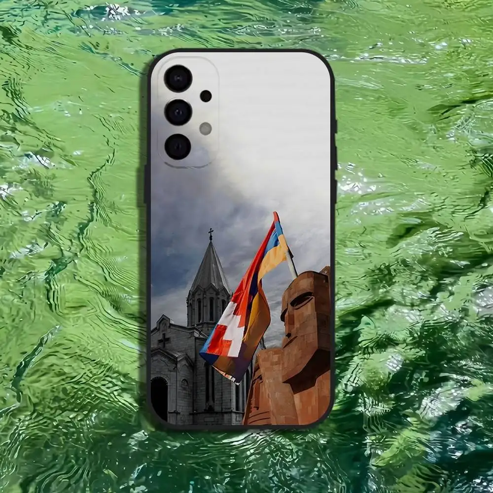 Armenië Vlag Paspoort ART Telefoon Case Voor Samsung S25, S24, S21, S22, S23, S30, Ultra, S20, Plus, Fe, Lite, Note, 10,9,5G Zwarte Cover