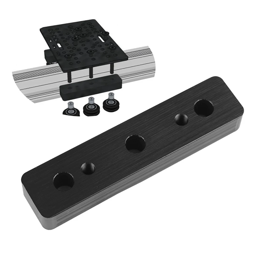 Openbuilds V-Slot/NEMA17 Aluminum Partition Aluminum Spacer Block M5 Thread 3D Printer Accessories