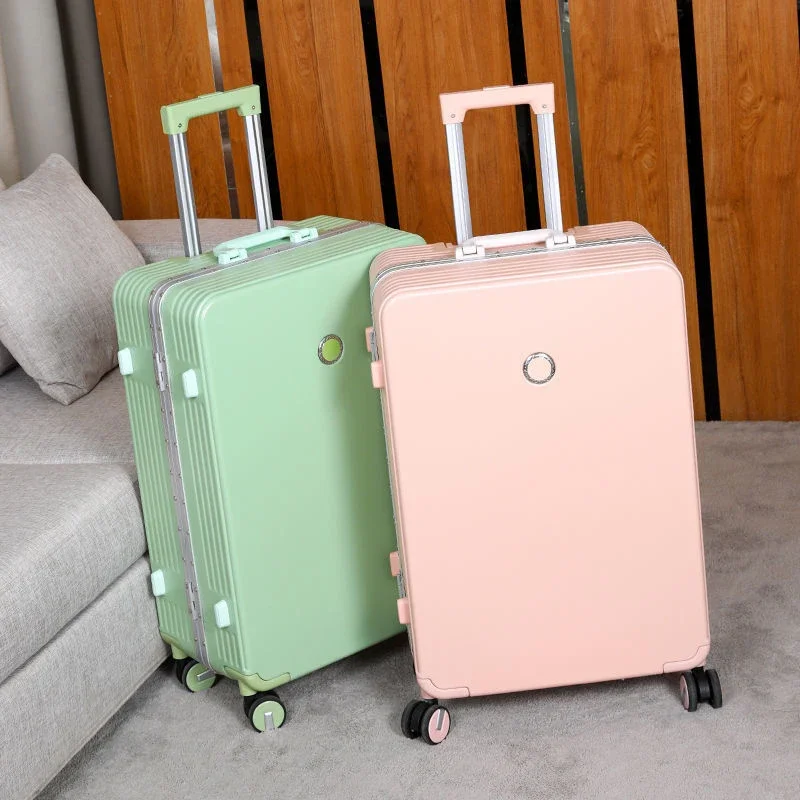 2023 New Super Large Capacity Male and Female Aluminum Frame Luggage Case Student Trolley Password Boarding Travel Suitcase Bag