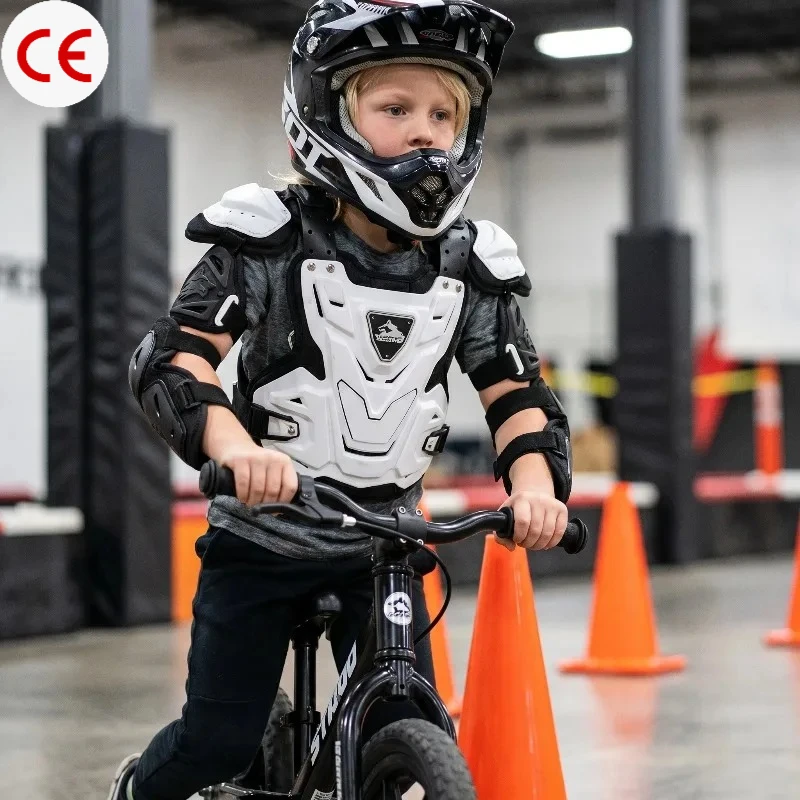 Chaleco de Motocicleta JXT Wolf AR08 para Niños, Armadura para Motocross, Rally, Carreras, Deportes al Aire Libre, Armaduras para Niños