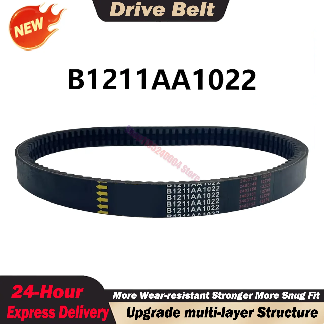 B1211AA1022 EPCOUR021 For AIXAM A300 A540 325 IK For Chatenet 325 LD Tasso Bingo CVT Drive Transfer Belt Replacement Motorcycle