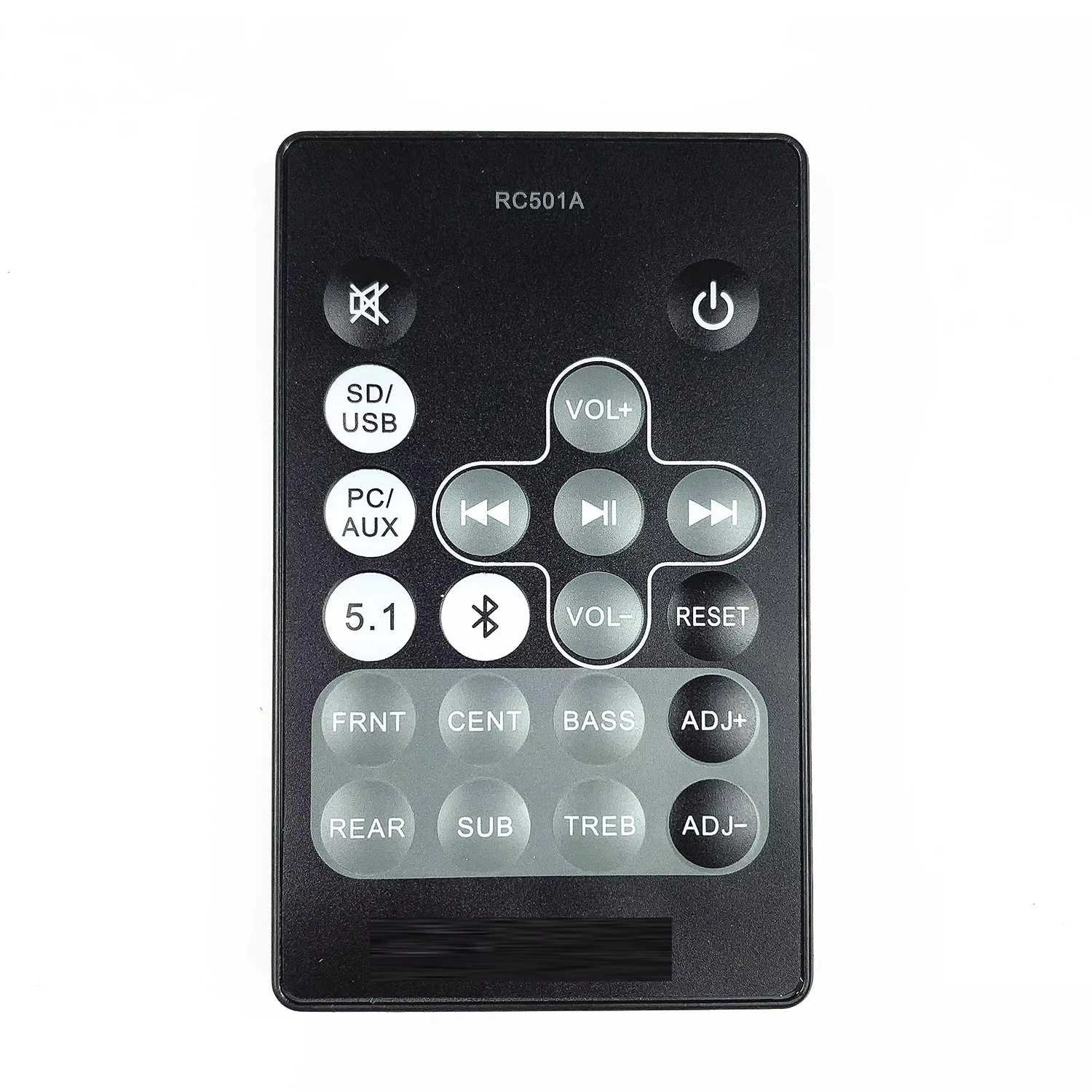 RC501A Remote Control For Edifier R501BT Versatile 5.1 Bluetooth Black Sound Speaker System