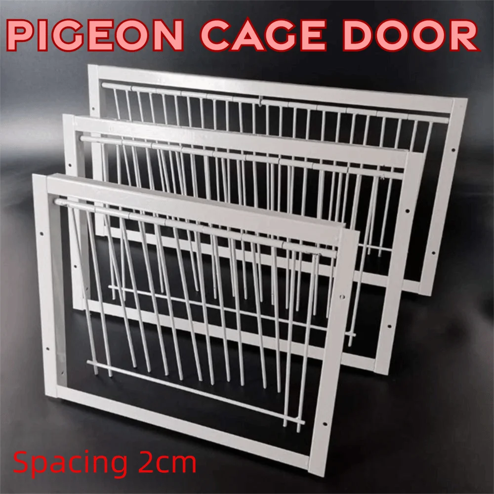 

30/40cm Pigeon Cage Door Single Entrance Metal Wire Bars Frame Pigeon Trap Door Reinforced Sturdy Bird Cage Entrance